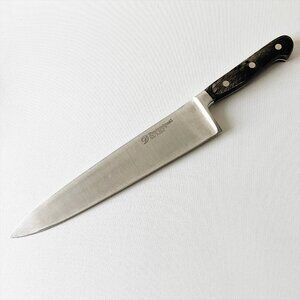 Vintage 10" Professional Chef Knife Drop Forged Hi Carbon Stainless Japan